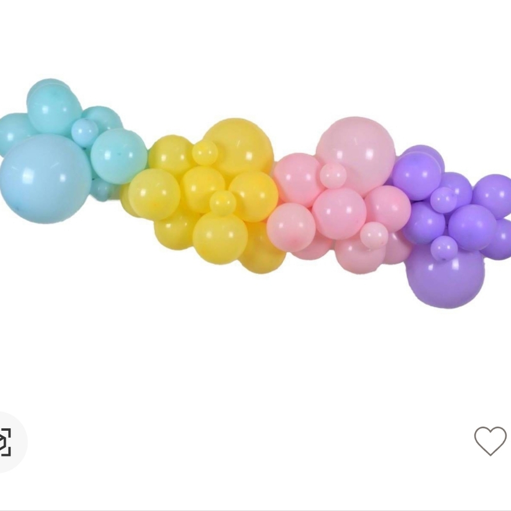 73 Piece Large Balloon Arch Garland Pastels - Spritz™™ - Picture 5 of 6